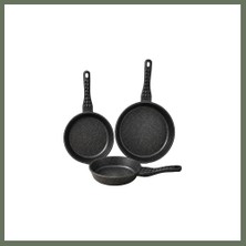 Bezos Redchef 20-24-28CM 3lu Dokum Tava Set Bezos1
