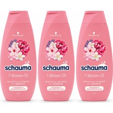 Schauma 7 Çiçek Yağı Kuru ve Yıpranmış Saçlar Için Bakım Şampuanı 3X400 ml