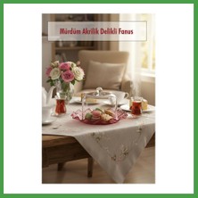 Soi Home Mürdüm Akrilik Delikli Fanus Sunum ve Saklama Kabı - 2 Parça Soı