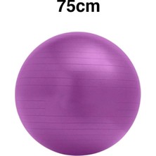 Hype Store 75 cm Pilates Topu, Tek Ebat, Pılatestopuc, Mor