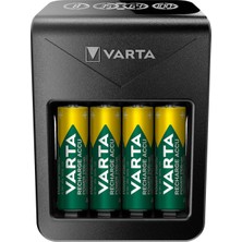 Hype Store Akü Şarj Cihazı, 4 x Aa 2100 Mah Dahil, Şarj Edilebilir AA/AAA/9V ve USB Cihazlar Için, LCD Plug Cha