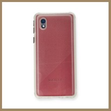 Bezos Samsung Galaxy A01 Core Uyumlu Kılıf Miami Şeffaf Silikon - Şeffaf 22