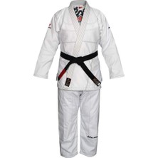 Tr Hafif Bjj Gi, Bjj Takım Bjj Üniforması, Brezilyalı Jiu Jitsu Takım Pamuk 350G Beyaz/siyah/ma
