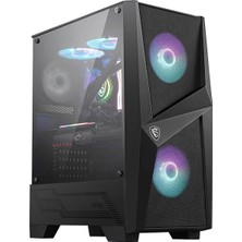 Tr Mag Forge 100R,TEMPERLI Cam, 2x A-Rgb Fan, 1X120 mm Fan Atx, Gaming Bilgisayar Kasası