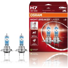 Tr Night Breaker Laser H7 Ampul 64210NL -%150 Daha Fazla Işık