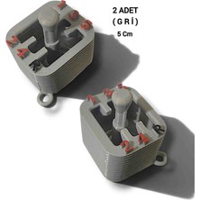 Salıncak Mini Vites Kutusu Hakereketli Oyuncak 5cm Stres Atma/dekor ( G R I )