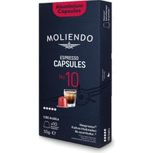 Tr Kapsül No:10 Nespresso Uyumlu Alüminyum Kapsül 10 Adet