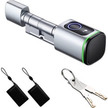 Tr Tt Lock Ble Akıllı Kapı Kilidi, Euro Silindir Kilit, Elektronik Kilit, Parmak Izi Ic Kart Anah