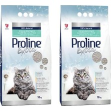 Tr Proline Extra Sodium Bentonit Gri Topaklanan Kedi Kumu 10 Lt x 2 Adet