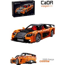 Tr Cada Uzaktan Kumandalı Maz Da Rx-7 Yapım Seti 3305 Parça