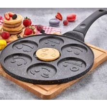 Tr Döküm Granit Emojili Pankek Tava 28 cm