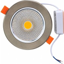 Tr Mat Krom Sıva Altı Spot LED Armatür 10W Gün Işığı Işık