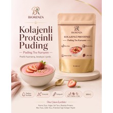 Tr Kolajenli Proteinli Meyveli Puding Tozu Muzlu Çilekli Hurma Tozlu Şeker Ilavesiz 100 G