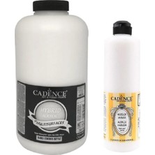 Tr Hybrid Multisurface Akrilik Boya, 2 Litre + 500ML Yarı Mat Vernik, Kırık Beyaz