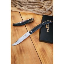 Tr Kemik Sap Çakı Kamp Çakısı Outdoor Piknik Çakısı Mutfak Bıçak Bıçağı (VLZ-P01)