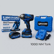 Tr 1000 Nm Yüksek Tork Somun Sıkma Makinesi, Profesyonel Kömürsüz Şarjlı, 21V Çift Akülü,