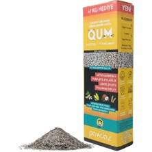 Tr Qum (12 Litre/8 Kg) - Eve Dağılmayan, Topaklanan, Aktif Karbonlu, Zararsız Kedi Kumu + Kürek