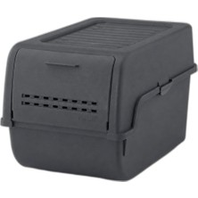 Tr Mini Patates Soğan Sepeti Antrasit 8 L - Bpa Free Havalandırmalı Sebzelik