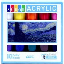 Tr Südor Akrilik Boya Set 10X40 Ml,karışık