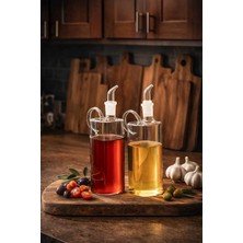 Tr 408 2li Kare Borosilikat Cam Yağdanlık Yağlık Sirkelik 400ML