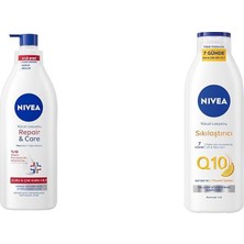 Tr Repair &amp; Care Vücut Losyonu 400 ml + Nıvea Q10+VITAMIN C Sıkılaştırıcı Vücut Losyonu