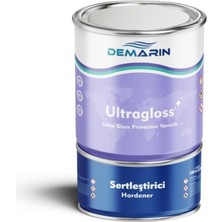 Tr Çift Bileşenli Ultragloss Sıvı Cam Vernik (Yüksek Koruyucu),transparan Parlak 1 kg