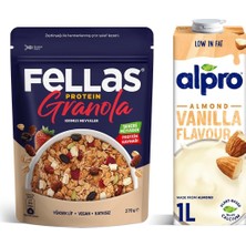 Tr Kırmızı Meyveli Granola &amp; Alpro Vanilyalı Badem Içecek Kahvaltı Seti