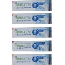 Tr Herbadent Bitki Özlü Flörürsüz Diş Macunu 5 Ad.beyazlatıcı Etki, Aloe Vera Içerikli