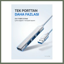 Bezos EKD-UH60, Usb3.0 To 3xusb 2.0, 1xusb 3.0, Metal, USB Hub Bezos1