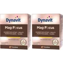 Tr Mag Focus 15 Çiğneme Tab - Magnezyum Malat & Sitrat, Fosfotidilserin, B6 & B12 Vitamini - Odakl