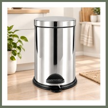 Bezos 12 L Metal Pedallı Çöp Kovası Bezos1