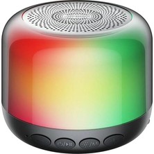 Tr Rgb Renk Kablosuz Hoparlör Siyah