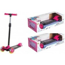 Tr LED Işıklı 3 Tekerlekli Yükseklik Ayarlı Twist Çocuk Scooter (+3 Yaş) PRA-1165422-443295 E