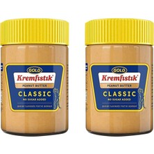 Tr Gold Fıstık Ezmesi Classic Şekersiz 340 gr x 2 Adet