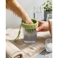 Nemere Silikon Fırçalı Köpek Pati Temizleme Kabı Orta ve Büyük Irklar Için
