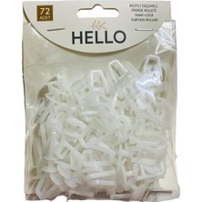 Tr Hello Kilitli Geçmeli Perde Ruleti 72 Adet