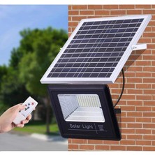 Tr 200 Watt Güneş Enerjili LED Projektör Sokak Aydınlatması| Su Geçirmez, Sensörlü, Kumandal