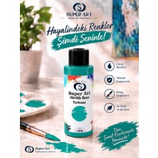 Tr Art Multisurface Akrilik Boya 100 ml (Turkuaz)