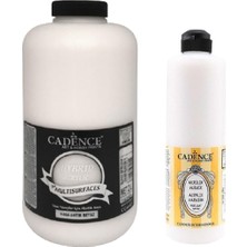 Tr Hybrid Multisurfaces Akrilik Boya, 2 Litre, Antik Beyaz, Yarı Mat Vernik Seti