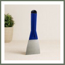 Bezos 80 mm Metal Kazıma Spatulası (Plastik Saplı, Kapaklı) Bezos1