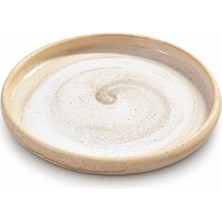 Porser Beyaz Cappuccino Yemek Tabağı 20CM