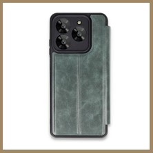 Bezos General Mobile Era 50 Kılıf Flip Cover - Koyu Yeşil 22
