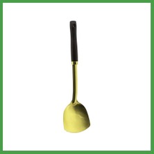 Soi Home Metal Servis Spatulası Ahşap Saplı Gold Soı