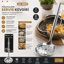 Soi Home Krom Metal Servis Kevgir 27CM Soı