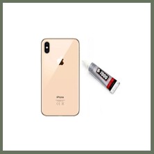 Bezos iPhone Xs Max Arka Pil Kapağı ve Yapıştıcı Hediye Bezos1
