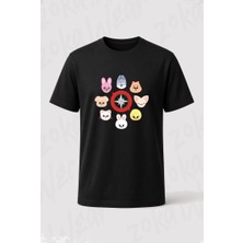 Zoka Wear Skzoo Stray Kids Stray Kids K Pop Baskılı Tişört