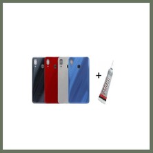 Bezos Samsung A30S Arka Batarya Pil Kapağı Beyaz (B7000 Bezos1