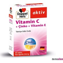 Tr Aktiv Vitamin C + Çinko + Vitamin E 40 Tablet