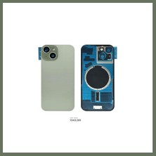 Bezos iPhone 15 Uyumlu Arka Pil Kapağı Full Nfc Li Lensli- Cam Bezos1