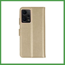 Soi Home Redmi Note 12 5g Trend S Kapaklı Kılıf - Gold Soı